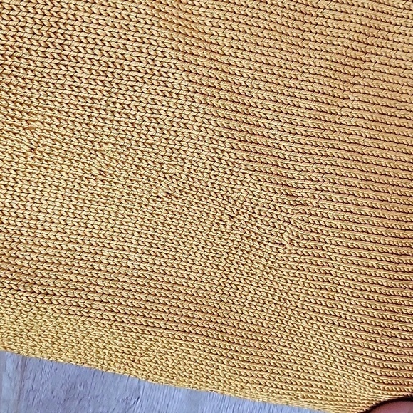 Lafayette 148 New York Mustard Yellow Silk Scoop Neck Knit Tank Size XXS NWT - Picture 2 of 5